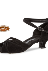 Diamant 141-011-001-Ballroom Shoes 1.5" Suede Sole Suede-BLACK