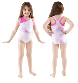 Capezio 12201C-Leotard de Gymnastique Arc-En-Ciel Pixel Pop Enfant