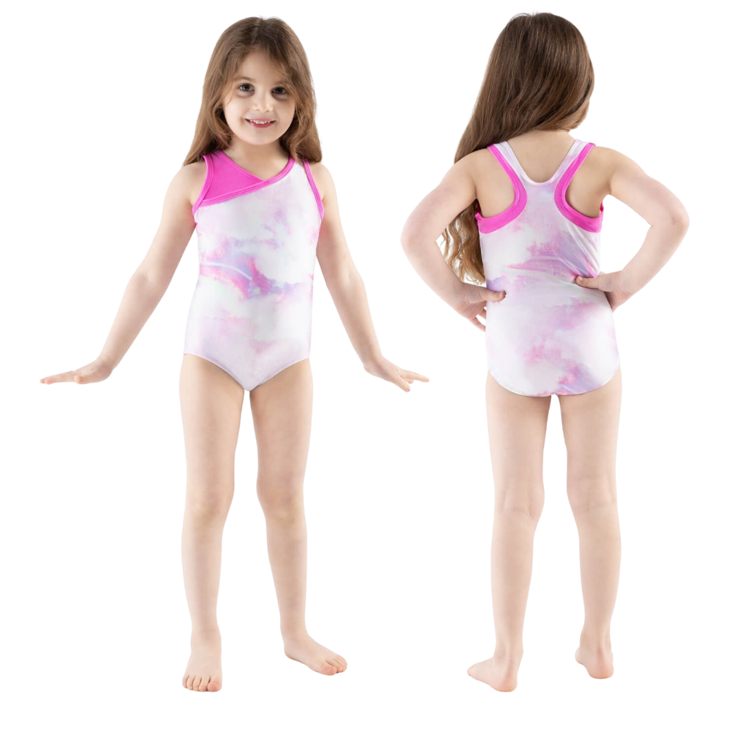 Capezio 12201C-Child Pixel Pop Rainbow Gym Leotard