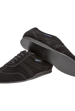 Diamant 133-426-001-V-Ballroom Shoes Plastic VarioSpin Sole Width Wide Suede-BLACK