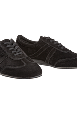 Diamant 133-426-001-V-Ballroom Shoes Plastic VarioSpin Sole Width Wide Suede-BLACK