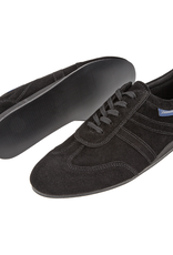 Diamant 133-426-001-V-Ballroom Shoes Plastic VarioSpin Sole Width Wide Suede-BLACK