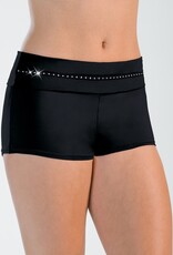 MotionWear 2922-Rhinestone Roll Top Shorts Child