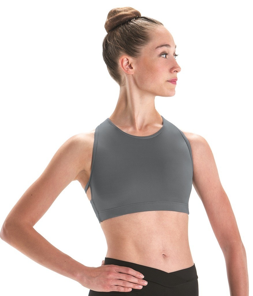 MotionWear 3463-High Neck Strappy Racerback Bra Top Adult