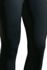 MotionWear 7123-Flat Waist Capri Legging DriLine-BLACK