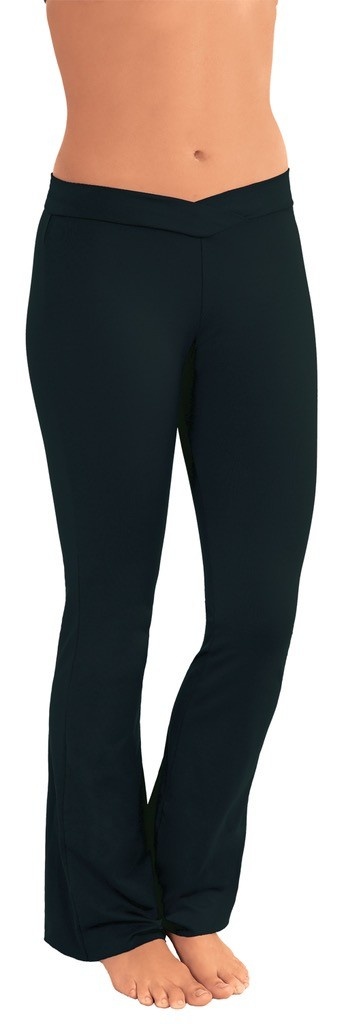 MotionWear 7163-V-Waist Pants Child-BLACK