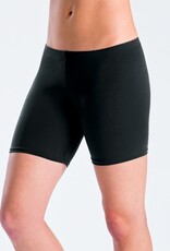 MotionWear 7084-Lower Rise Bike Shorts-BLACK-XLA