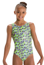 MotionWear 1410-841-Gym Tank Leotard-LETS GO LIME-PA