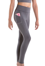 MotionWear 7161-Roll Top Poket Legging-SMALL