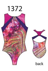 MotionWear 1372-422-Gym Raglan Front Racerback Leotard-IMAGINE