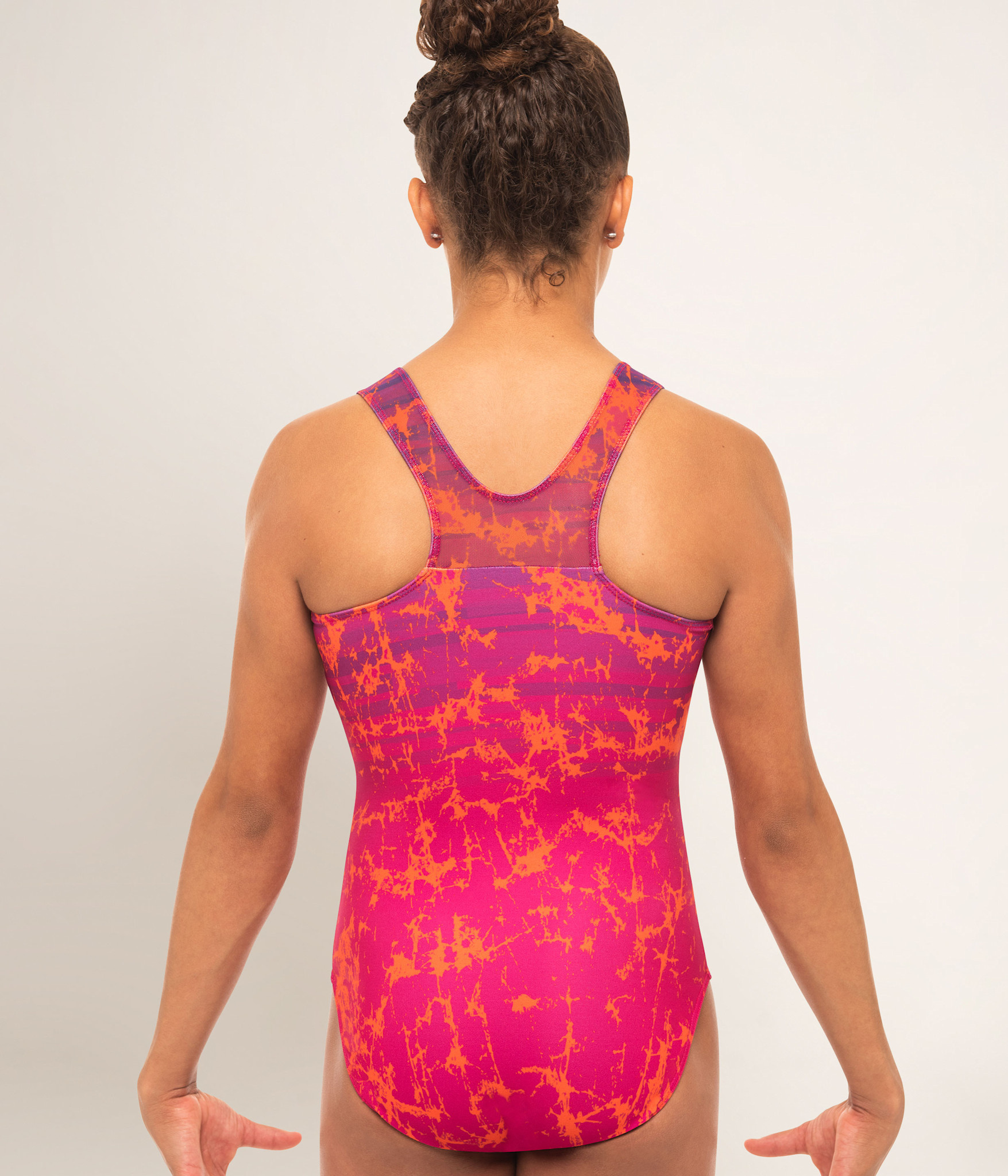 MotionWear 1337-812-Signature Fuchsia & Orange Leo-LA