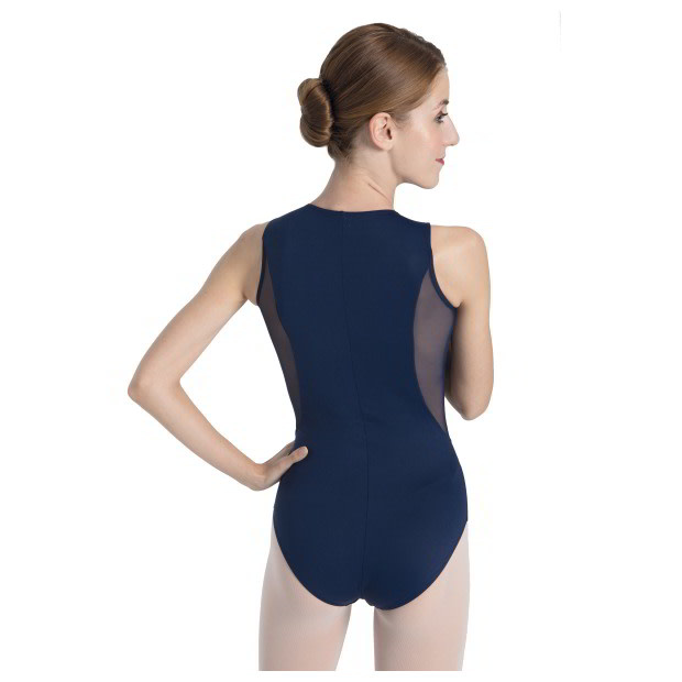Intermezzo 31517-Tank Zip Front With Insert Mesh