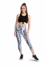 Danshuz 20302A-Ribbed Cropped Tie Front Tank Top