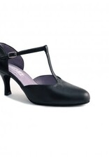 Merlet NINA-001-Soulier de Danse 2.5" Semelle Suede Coui Metis-NOIR
