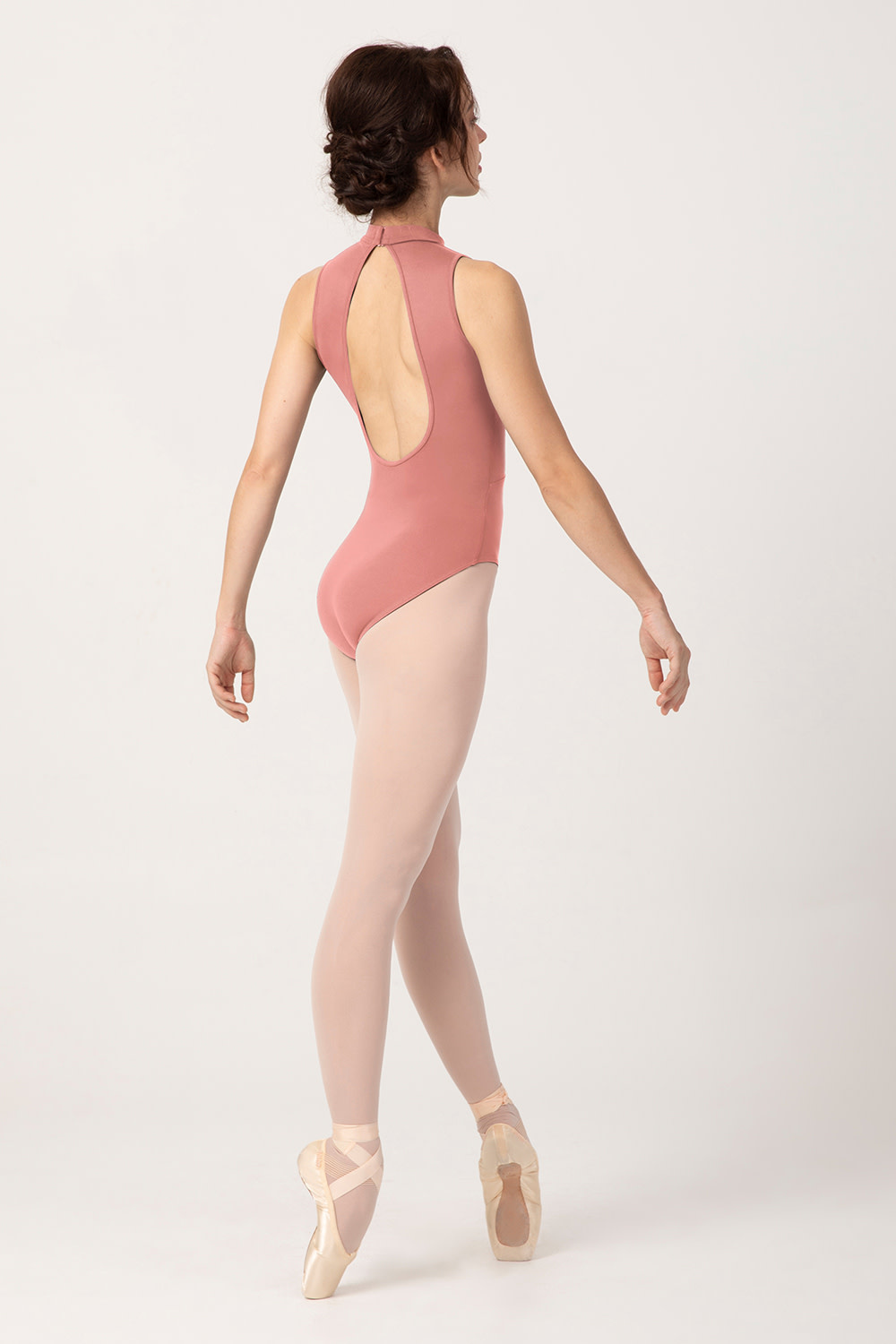 Bloch L0175-Leotard Col Montant Licou Dos Ouvert