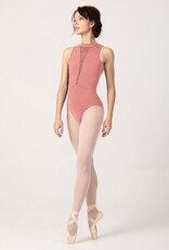 Bloch L0175-Leotard Col Montant Licou Dos Ouvert