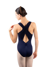Ballet Rosa HOPE-V Front Wide Gathered Cross Strap Leotard