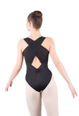Ballet Rosa HOPE-V Front Wide Gathered Cross Strap Leotard