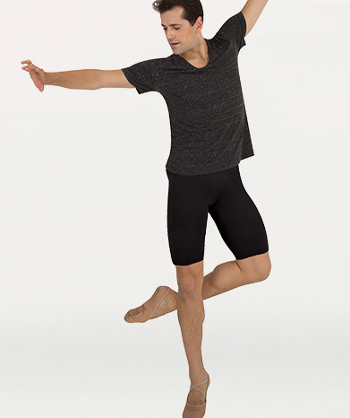 BodyWrappers M196-Professional Above The- Knee Length Pant-BLACK