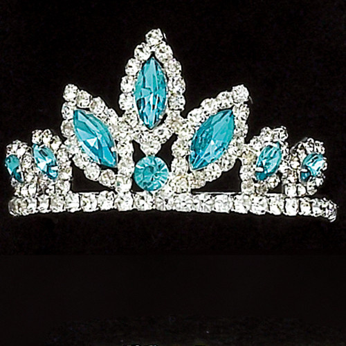 Dasha 2803-Rhinestone with Color Tiara