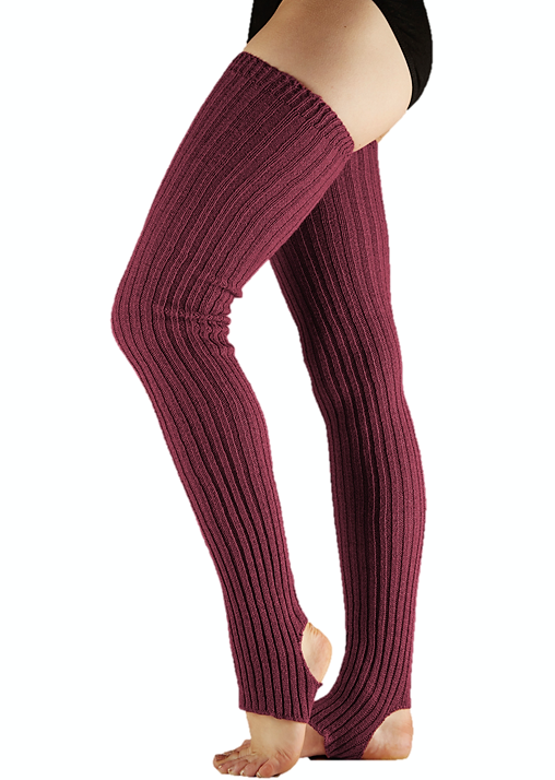 Intermezzo 2020-M-Classic Knit Stirrup Legwarmers 36"