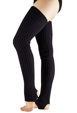 Intermezzo 2020-M-Classic Knit Stirrup Legwarmers 36"