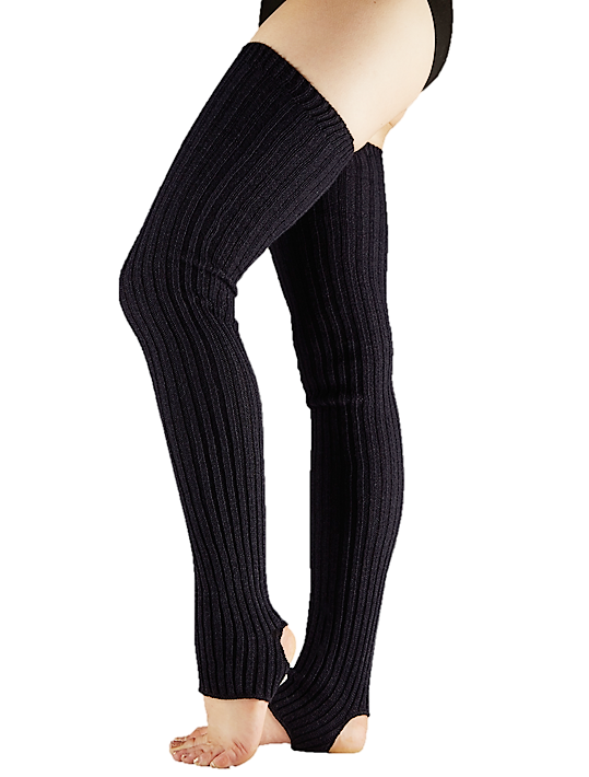 Intermezzo 2020-M-Classic Knit Stirrup Legwarmers 36"