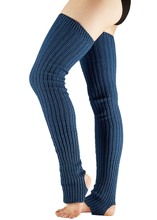 Intermezzo 2020-M-Classic Knit Stirrup Legwarmers 36"