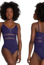 SoDanca RDE-2544-Rome Adult Cami Leotard Insert Mesh