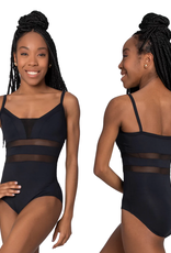 SoDanca RDE-2544-Rome Adult Cami Leotard Insert Mesh