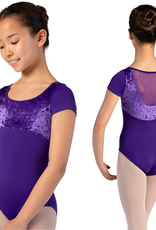 Bloch CL4142-Andie Velvet Cap Sleeve Leotard