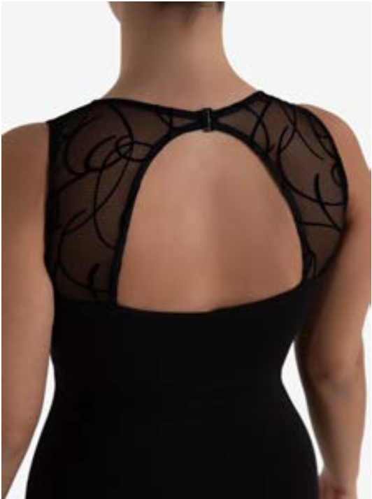 Capezio 12050W-Diana Tank Leotard Mesh Insert