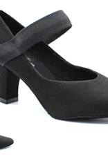 SoDanca BL188-RANDY-Soulier de Danse 2.5" Semelle Suede Dessus Microfibre-NOIR