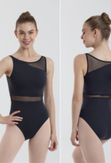 Intermezzo 31664-Clementine Leotard Sans Manches Col Bateau Détails en Mesh