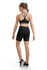 Bloch FR5261C-Gretta Bloch Logo Elastic High Waist Biker Shorts