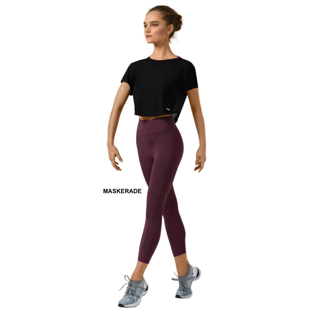 Bloch P9338-Tiana Paneled 7/8 Length Leggings