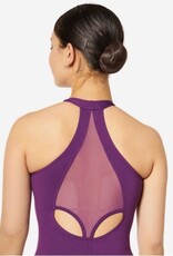 Sansha 50BA9210-Leotard Sans Manches Détails en Mesh-NOIR