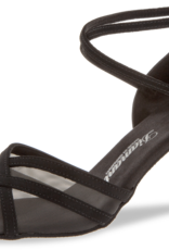 Diamant 035-087-040-Ballroom Shoes 2.5'' Suede Sole Nubuk-BLACK