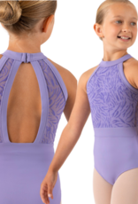 Bloch CL1095-Ellie Leotard Encolure Haute  Dos Ouvert-NOIR