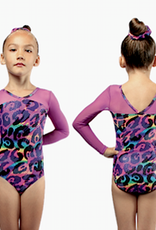 Mondor 27818-NY-Maillot de Gym Manches Longues-MULTI LÉOPARD-12-14