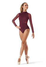 Bloch L0539B-Arcacia Leotard Manches Longues Fermeture Éclair au Dos-POTION-P