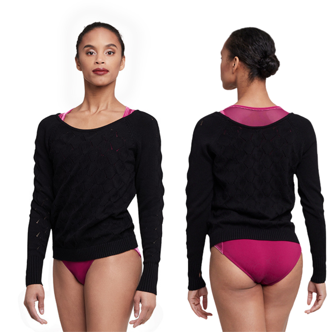 Bloch Z5249-Mila Pull tricoté Encolure Ronde -NOIR