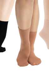 Capezio BG022-Ribbed Dance Sock One Size