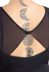 Capezio 12242W-Camisole Style Leotard Boasts a Mesh Cap Sleeve Overlay