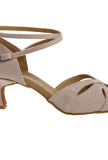 Diamant 141-077-525-Ballroom Shoes 2'' Flare Suede Sole Velvet Reflex-NUDE