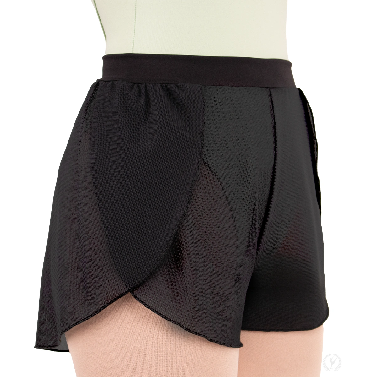 Eurotard 41671-Mesh Petal Short-BLACK