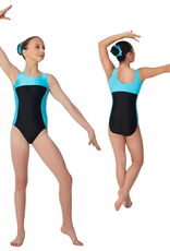 Mondor 7833-Printed leotard  Aqua