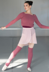 Intermezzo 6646-Fedora Cropped Long-Sleeve Sweater Violet