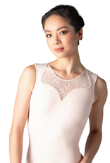 Ballet Rosa BLANDINE-Leotard Dégagé Devant Dos en Forme de Larme
