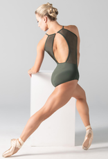 Ballet Rosa LICINIA-Scoop Front Mock Sweetheart Neckline Open Back Camisole Leotard